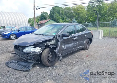 2014 Nissan Sentra Sv z USA, uszkodzony, nr VIN 3N1AB7AP4EY252630